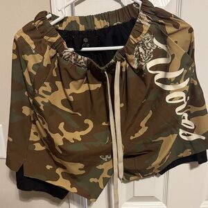 Darc sport shorts Camouflage Drawstring Shorts. Size large
